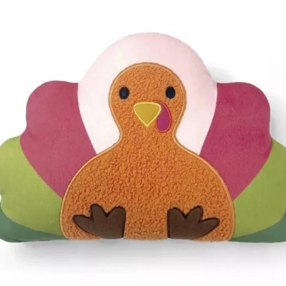 Set of 3 Target Bullseye's Playground Fall Themed Pillows